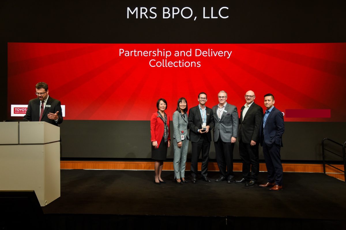 MRS Recognized at Toyota Motor North America’s Indirect Procurement Shared Services Awards Ceremony