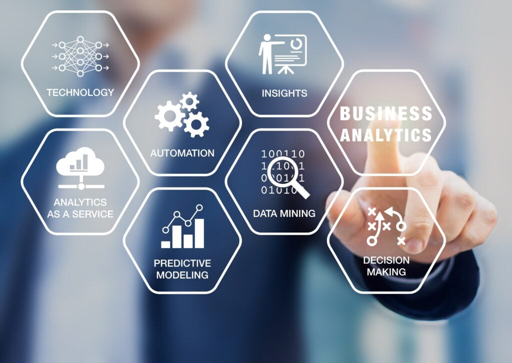 business analytics graphic